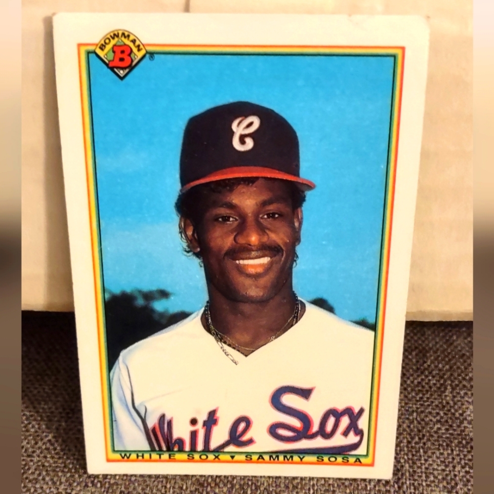 Bowman White Sox Sammy Sosa Baseball Card